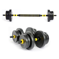 Set barras Mancuernas Atletis ajustable 20 kg